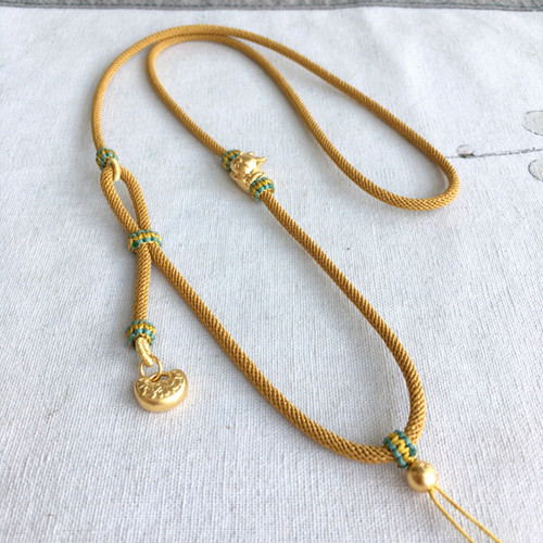 妖石传说蜜蜡翡翠绳工艺耐磨耐用