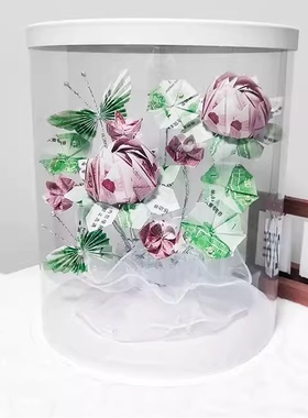 有钱花新款创意氛围蝴蝶花材料包