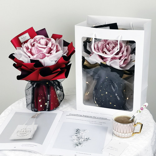 有钱花束材料包全套土豪生日花束礼物手工diy制作钱花束3.8女神节