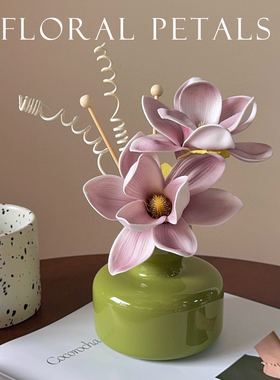 芬兰玻璃扩香薰瓶迷你小花瓶桌面摆件装饰室内家用持久留香分装瓶