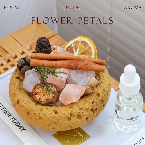 富满盈盈天然扩香晶石摆件送礼盒
