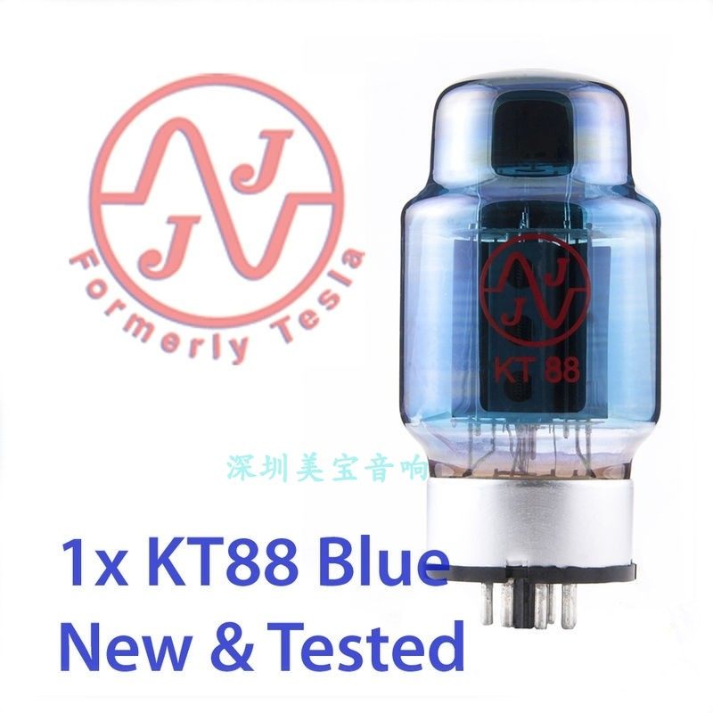 全新捷克JJ KT77 KT66 KT88蓝屏 代6550 电子管 精确配对
