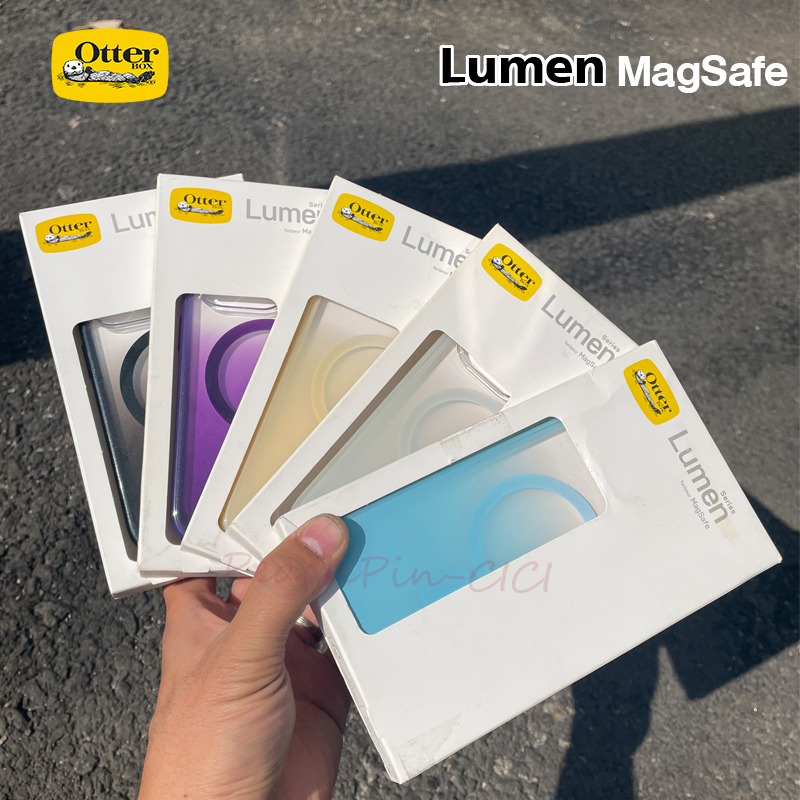 Otterbox水獭Lumen渐变款Magsafe无线磁吸适用于苹果iPhone14ProMax环保抗震防摔弹性胶边框透明保护壳套