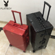 花花公子行李箱小型20寸拉杆箱万向轮男女结实耐用旅行密码 皮箱子