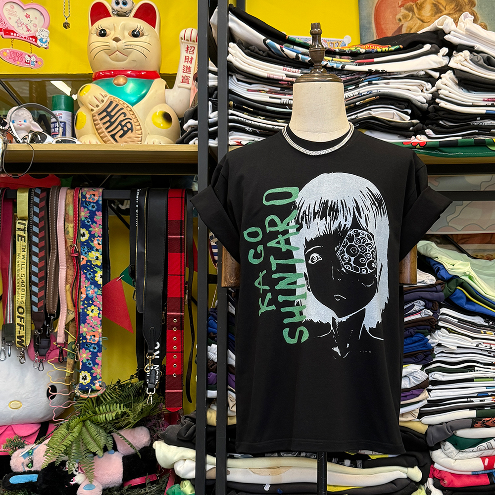 学生好物推荐!热血街区暗黑动漫风街头滑板二次元宽松短袖T恤