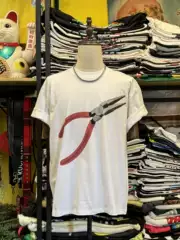 Recommended quality and real-life design for heavyweight products! Niche design realistic style tool pliers couple short sleeved t-shirt
