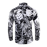 常年有货春秋款长袖大码翻领衬衫花衬衫大货已出1077P35立体图，男装衬衫，星座1106