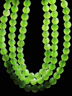 天然和田玉碧玉项链女款多圈手链毛衣链