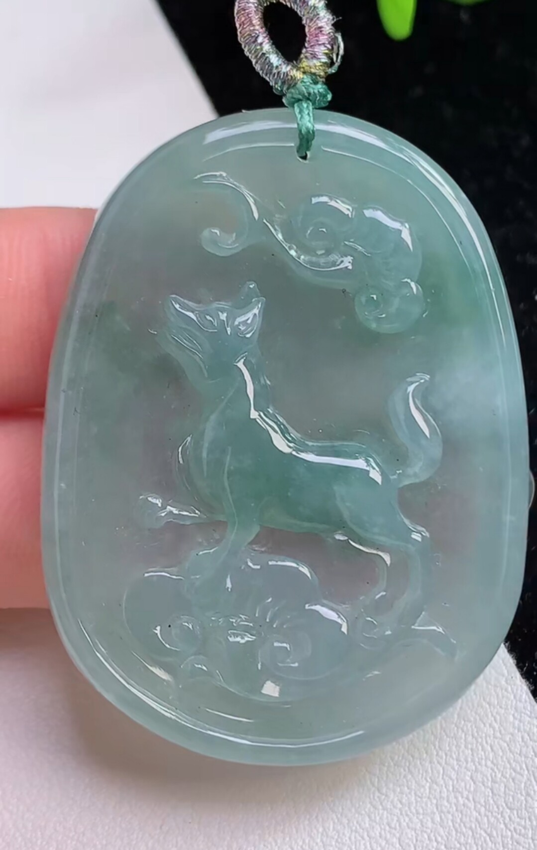翡翠生肖狗牌天然翡翠老坑a货男女生肖玉佩玉挂件翡翠玉挂件狗牌