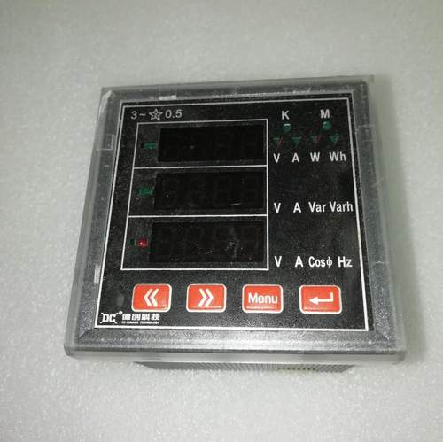 DCG80-UI3德创多功能组合仪表电压电流功率频率显示表