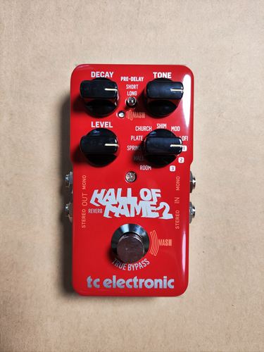 TC HALL OF FAME 2 REVERB单块效果器立体声混响民谣吉他贝司贝斯