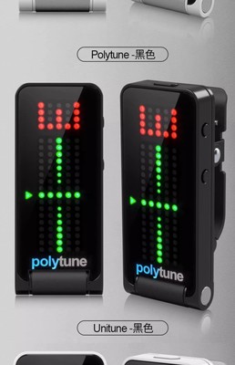 TC Electronic PolyTune民谣电木吉他调音器尤克里贝司斯校音表