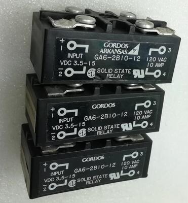 GA6-2B10-12 GORDOS  10AMP 120VAC进口固态继电器