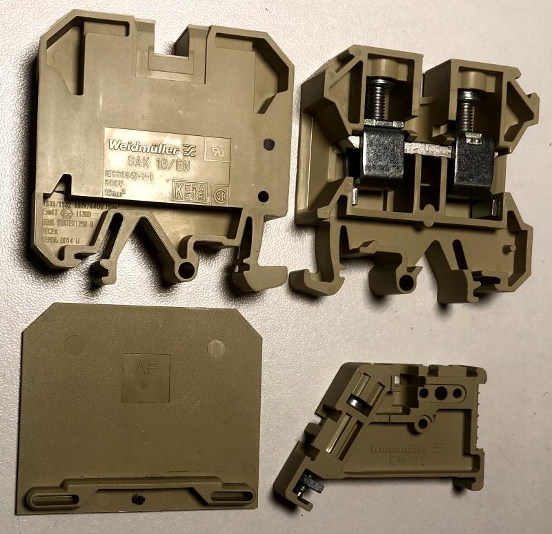 导轨盖板16mm接线端子