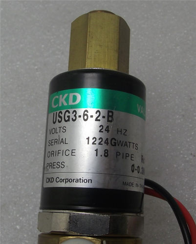 CKD电磁阀USB2/USG3-6/1/2-B DC24V有其他配件库存备品特价包好用