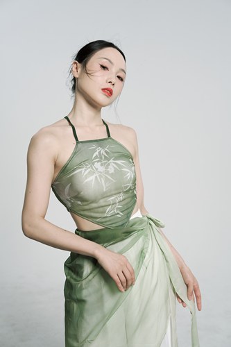 SOSO佳新中式复古中国风舞蹈吊带