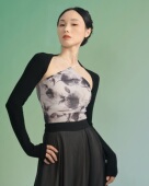 SOSO佳舞蹈日常百搭显瘦短款 搭配吊带裙子 修身 纯欲风坎肩长袖 罩衫