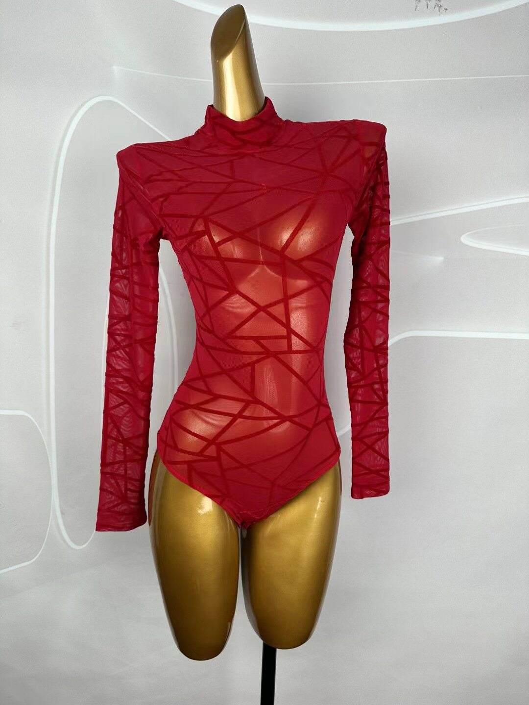 金晨《卜卦》原版同款舞蹈连体衣中国红龙年限定古典舞表演舞台服