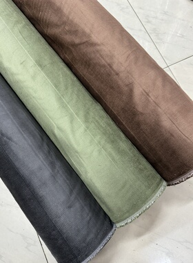 日产棉加莱卡细条灯芯绒3色幅宽150cm中等厚度一米210克13元半米