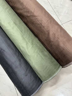 日产棉加莱卡细条灯芯绒3色幅宽150cm中等厚度一米210克13元 半米