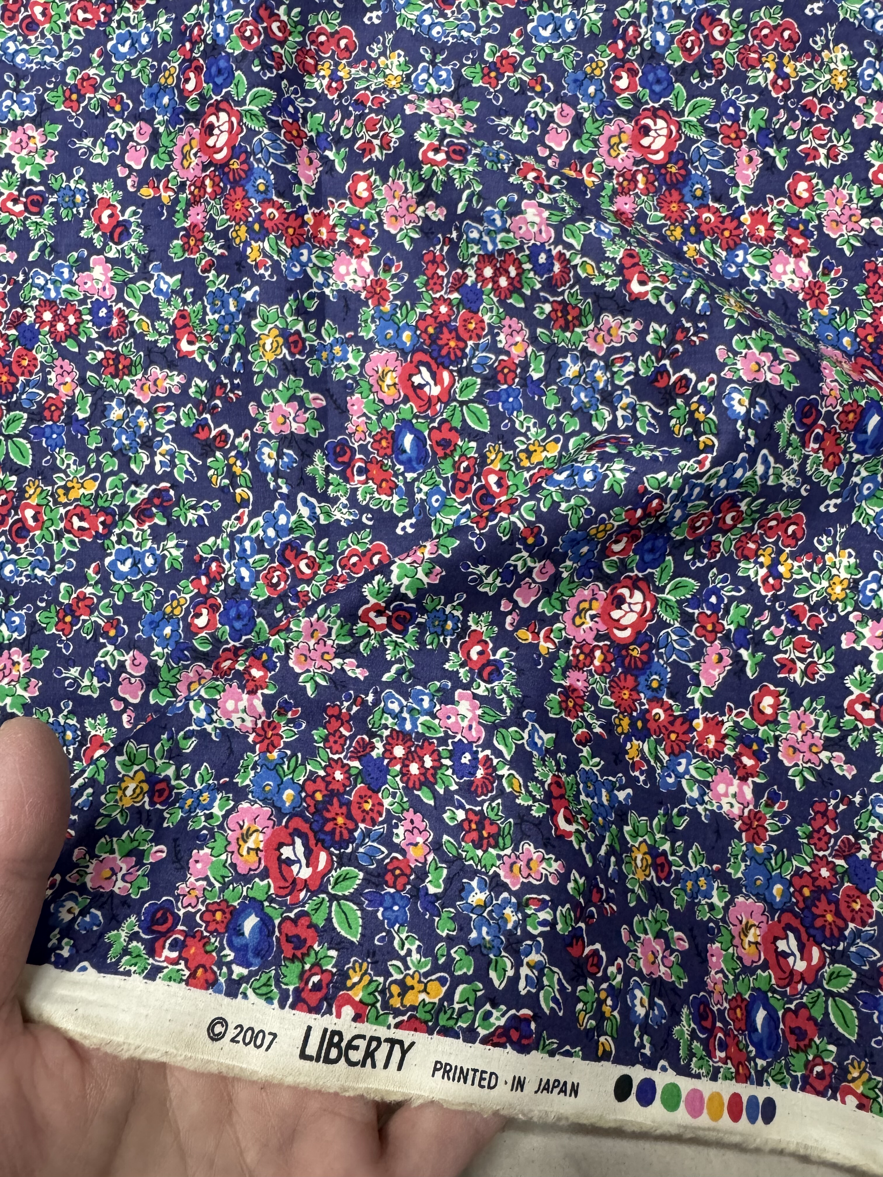 日版Liberty高支高密Tana棉幅宽112cm一米100克衬衫裙子53元半米