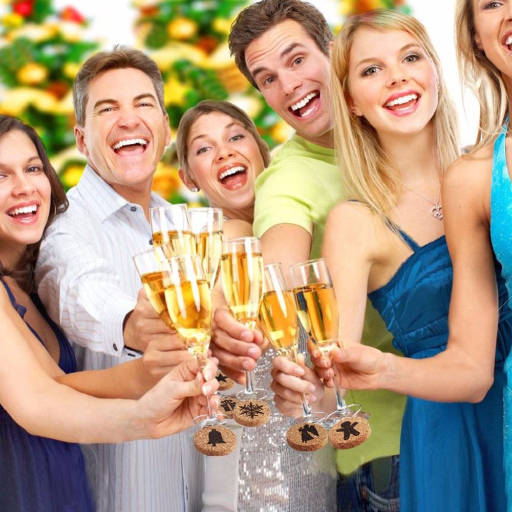 创意软木酒杯环杯子识别杯子区分