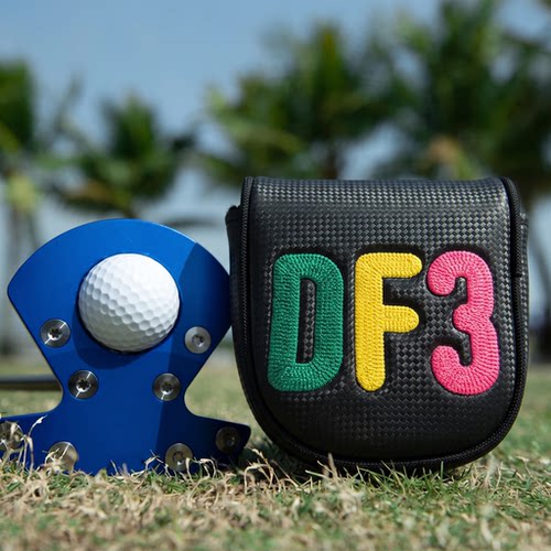 高尔夫半圆推杆套 球杆保护套耐磨防水杆头套 适用于DF3中插杆套