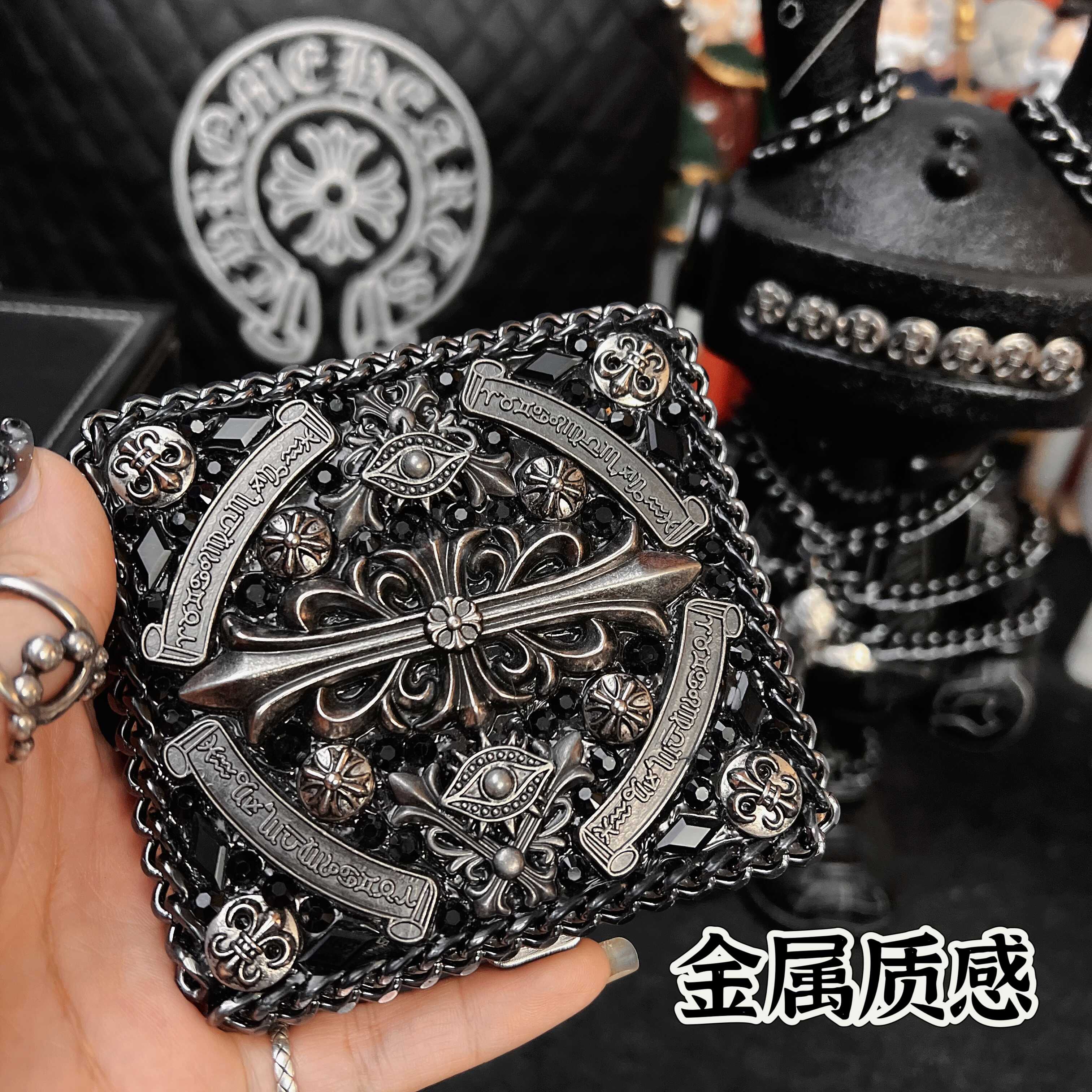 金属原创暗黑之花粗支烟盒20支男女创意个性潮流收纳便携网红收纳