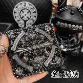 金属原创暗黑之花粗支烟盒20支男女创意个性 潮流收纳便携网红收纳