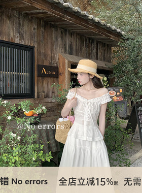 不出错No errors【春日栀栀】蕾丝中古感两穿纯棉小上衣 26夏新款