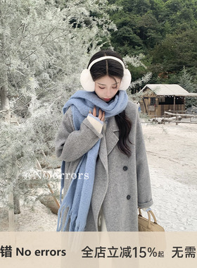 不出错No errors【爱的迫降】100羊毛高支双面呢长大衣25年冬新款