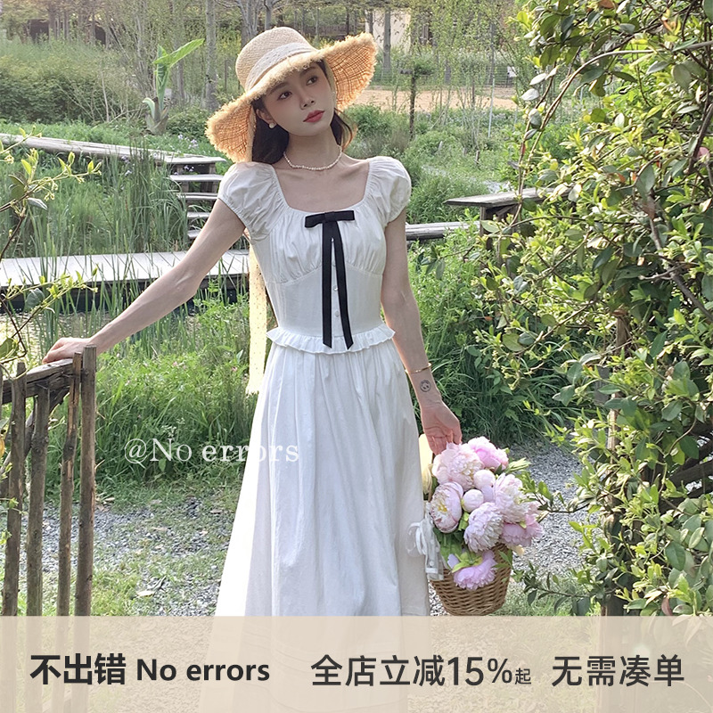 奥斯汀小姐~蝴蝶结连衣裙