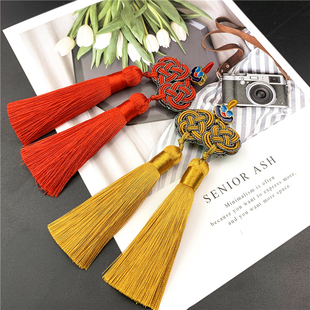 中国风双钱结流苏穗子民族风装饰吊穗挂件旗袍汉服挂饰书签车挂穗