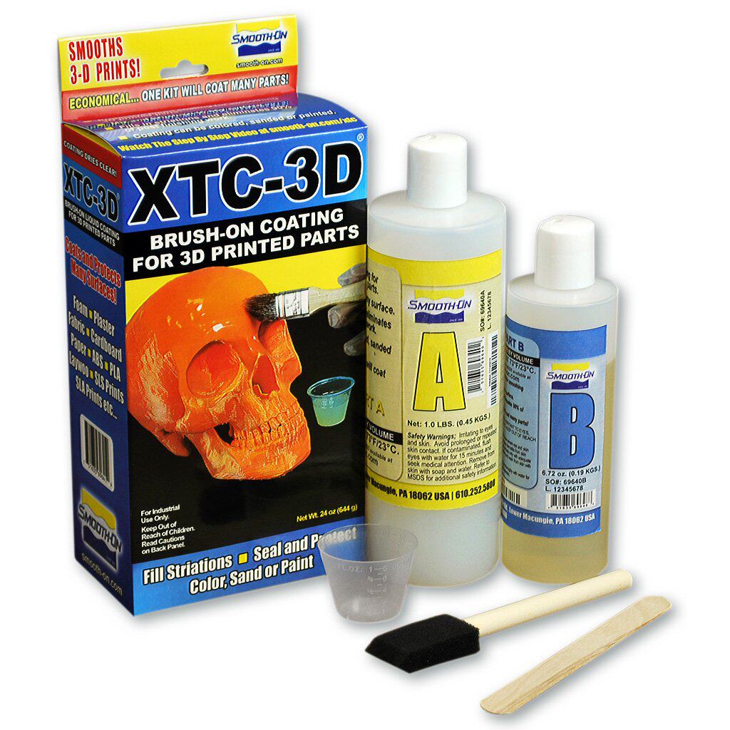 美国直邮 Smooth-On XTC-3D™ 20 3D打印涂层刷涂液体塑料硅胶