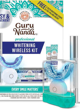 美国直邮 GuruNanda Teeth Whitening Strips - 7-Day牙齿贴防滑