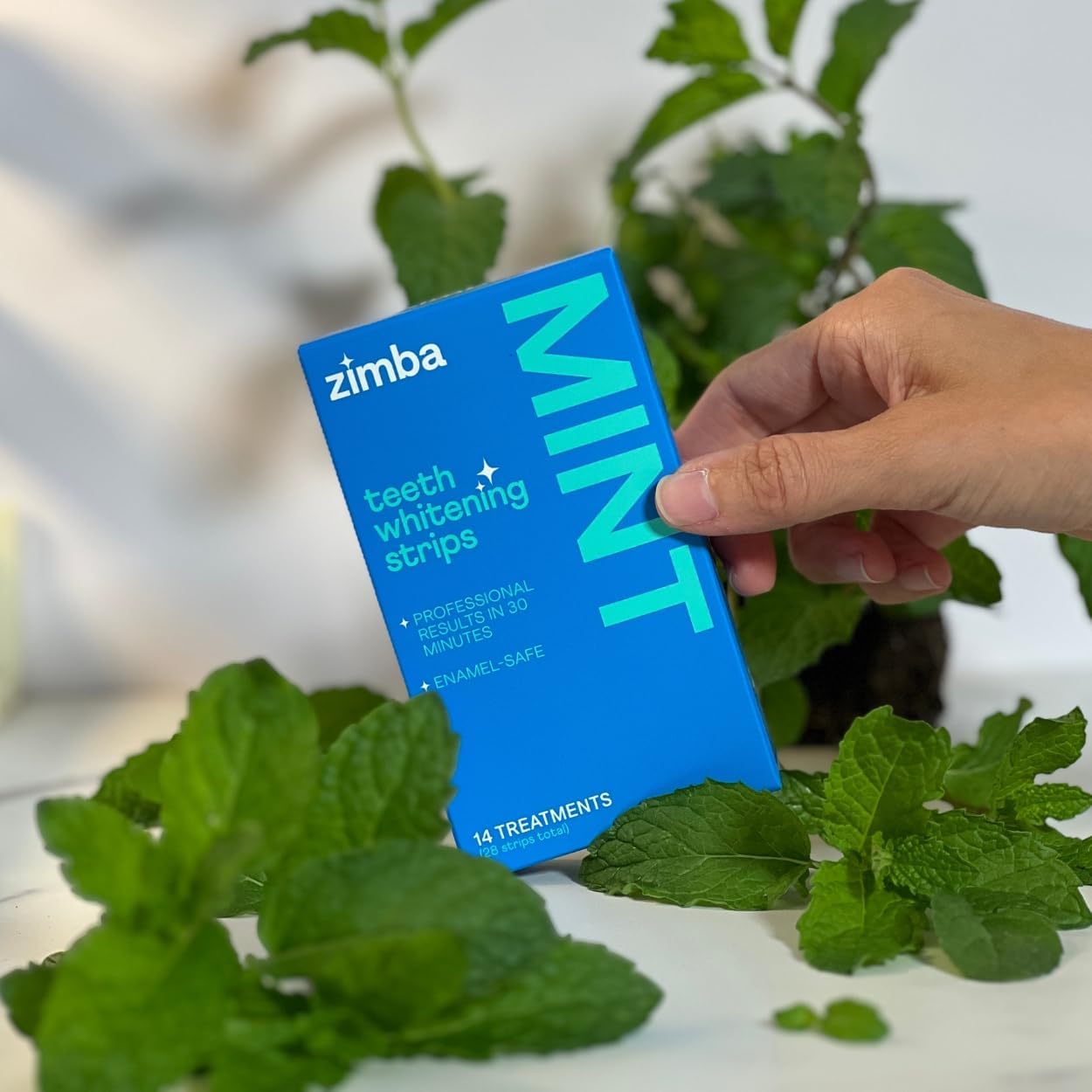 Zimba牙齿贴牙齿美白脱色剂