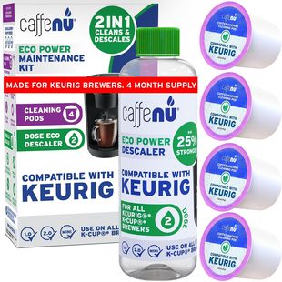 Tasting Keurig咖啡机水壶除垢剂清洁胶囊Better US直邮 Caffenu