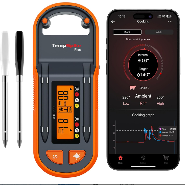 ThermoPro蓝牙肉类温度计烧烤