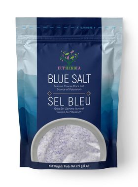 EUPHERBIA Blue Salt Coarse Rare Mineral Salt High Pota粗蓝盐