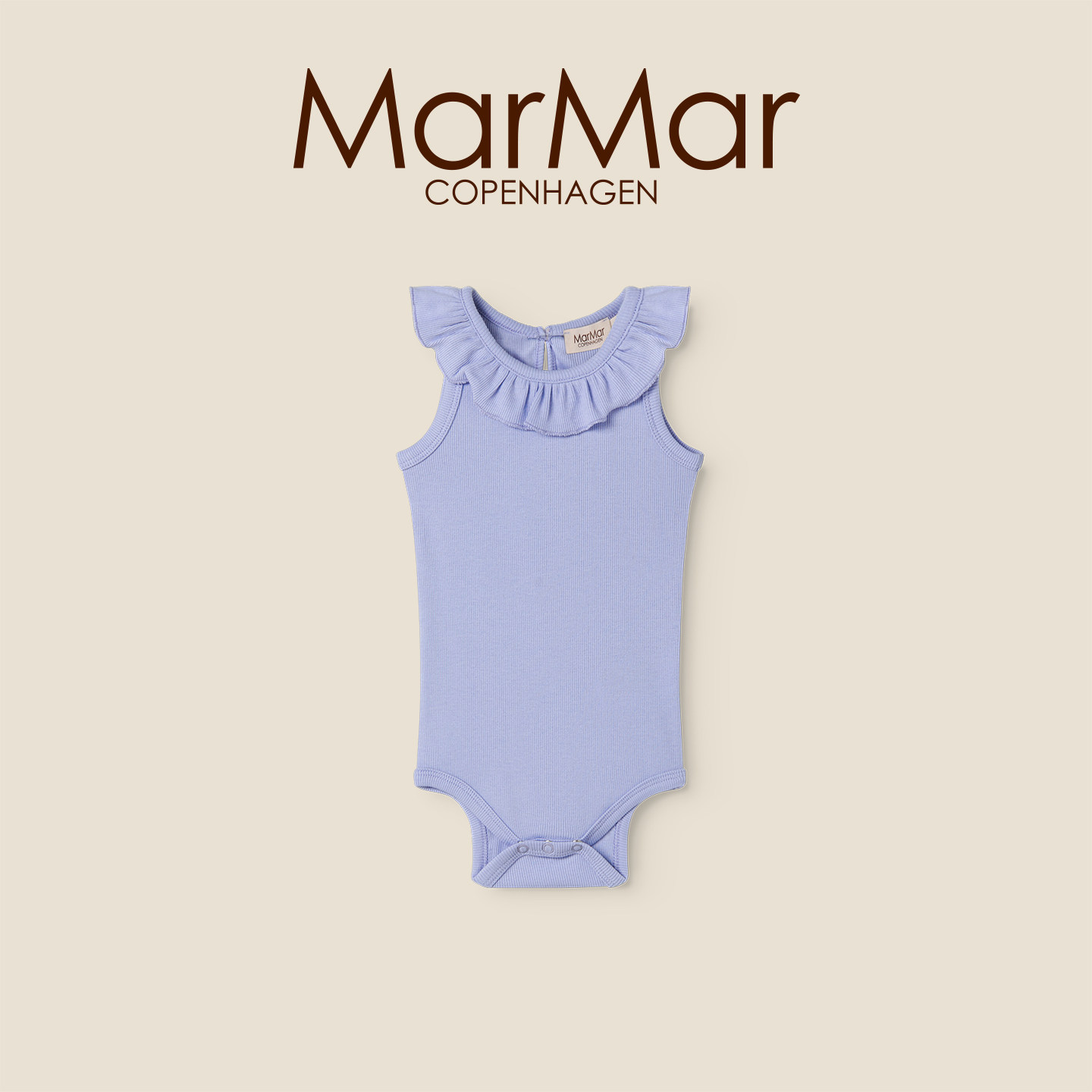 MarMar春夏婴儿花边领包屁哈衣