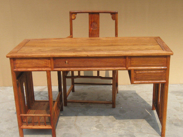 100%非洲黄花梨 红木电脑桌/台式 书桌 非洲黄花梨木实木办公桌