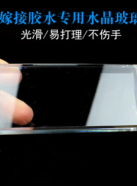 美睫用品嫁接种植眼睫毛专用光滑水晶玻璃片专业大师工具睫毛垫片