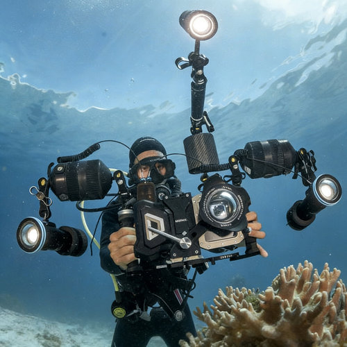 DIVEVOLK SeaTouch 4 Max 手机防水壳水下触屏潜水壳套装组合系列