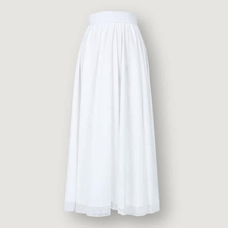 兰梦记 汉服花边齐腰内搭白色衬裙半身打底裙防走光在类目 女装/女士精品, 唐装/民族服装/舞台服装, 民族服装/舞台装中 - 来自Buy2taobao.com提供专业的淘宝代购服务