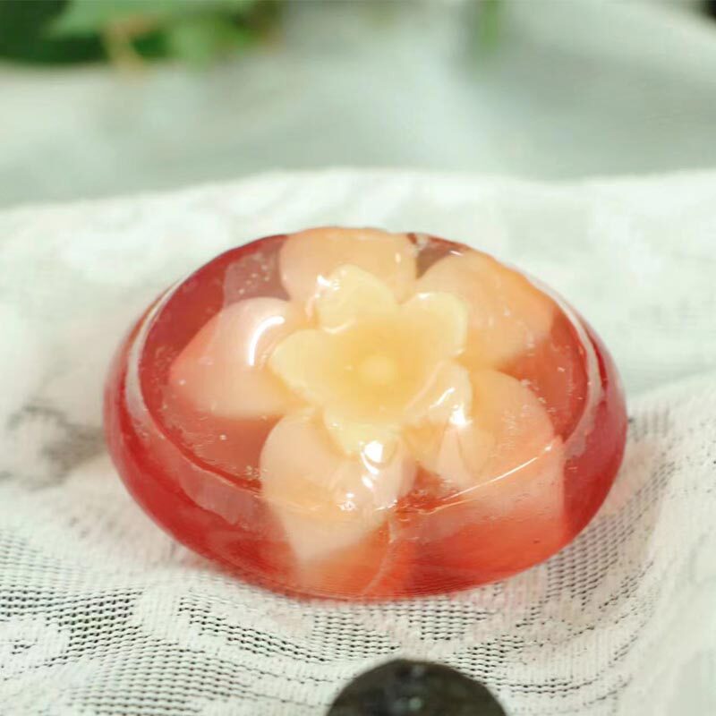 自用款 草本无患子紫草手工精油皂 60克 手工冷皂 洁面皂去鸡皮