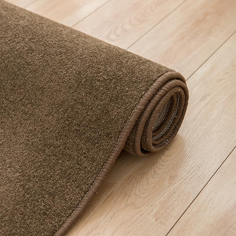 满铺美式咖啡色割绒地毯加厚舒适