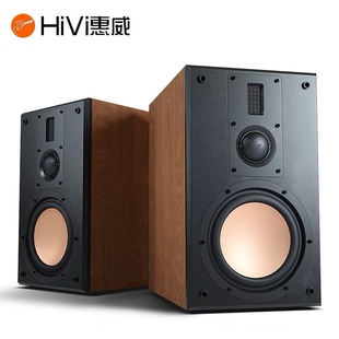 Hivi/惠威 D8.1书架箱HiFi音箱三分频8寸低音高保真木质2.0无源