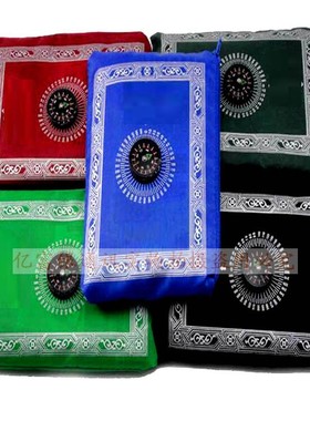 毯子指南针款便携地垫旅行出差野外户外防水防雨布轻薄prayer mat