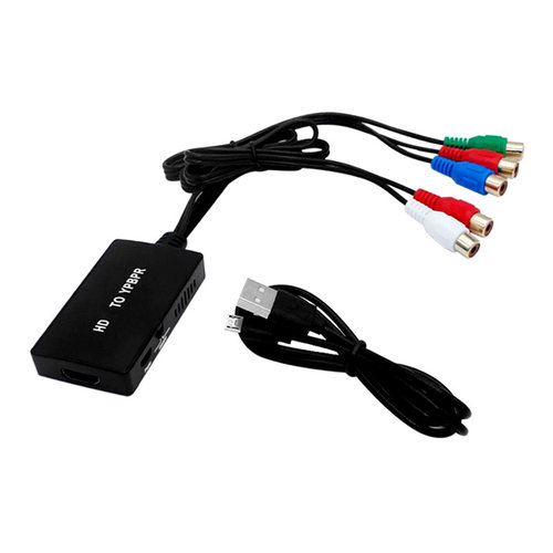 分量色差转hdmi转换器ypbpr转rca