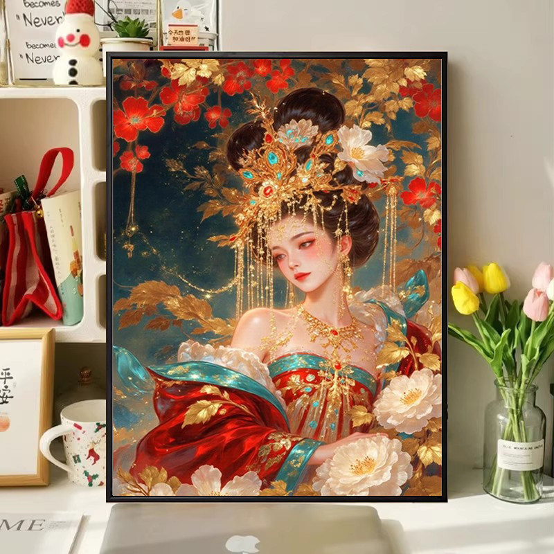 十字绣线绣满绣高颜值2026新款款山海经神女自己绣diy刺绣钻石画